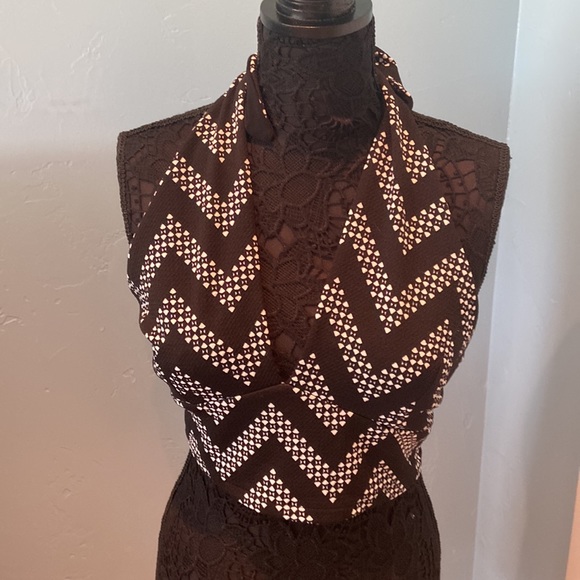 ModCloth LucyLove halter top & hot pants - vintage style - size medium - Picture 2 of 6